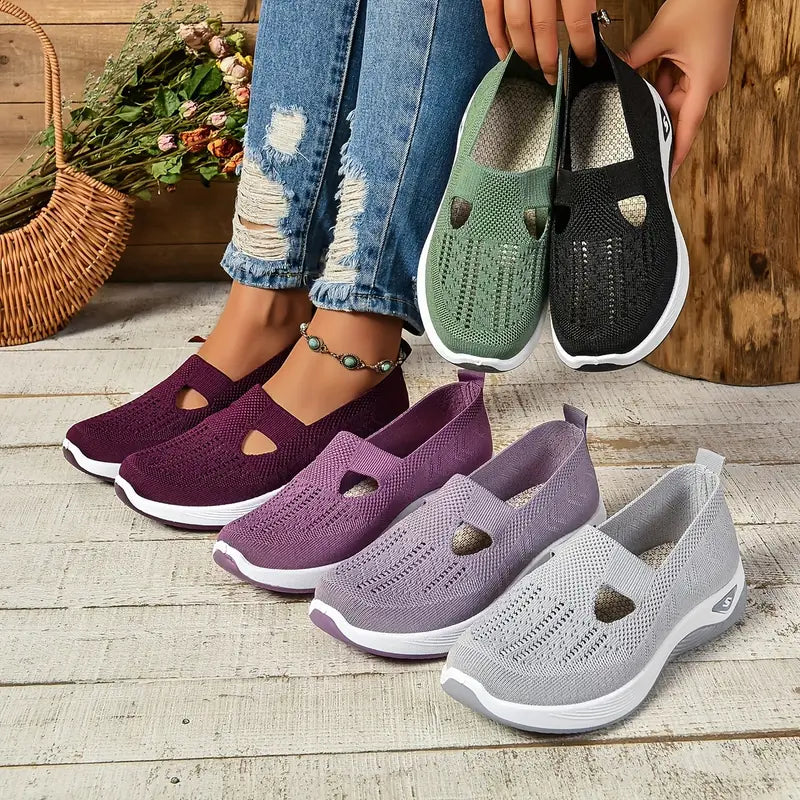 🔥 Promotion 🔥- Women's comfortable breathable knitted sneakers