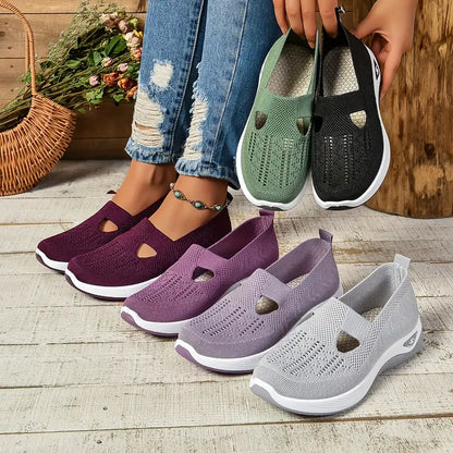 🔥 Promotion 🔥- Women's comfortable breathable knitted sneakers