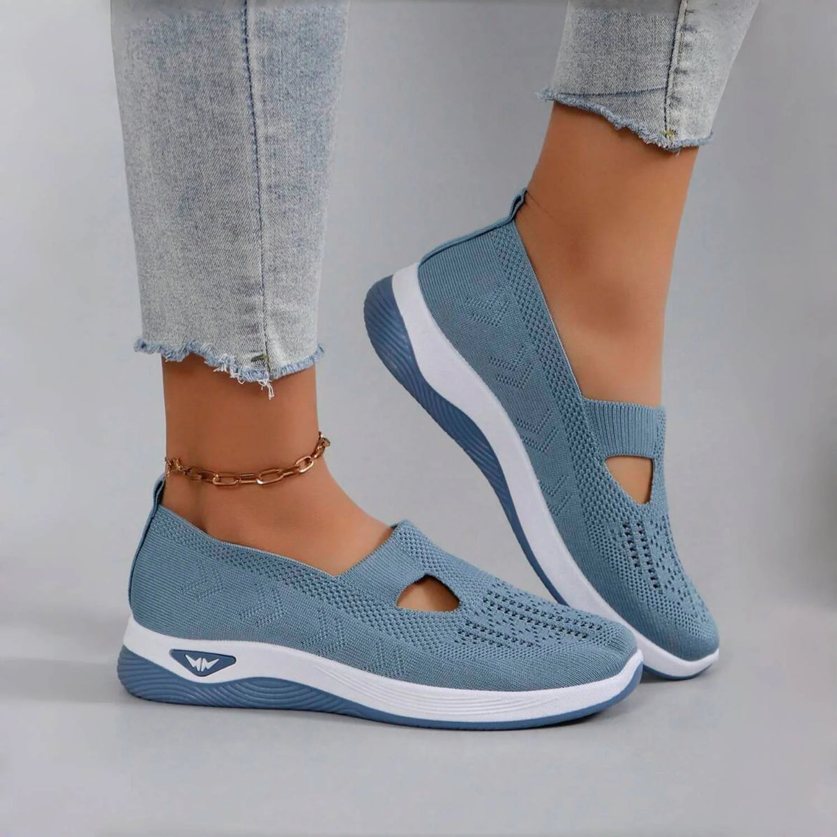 🔥 Promotion 🔥- Women's comfortable breathable knitted sneakers