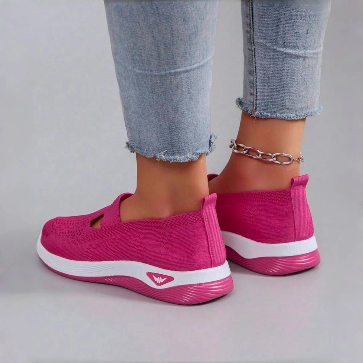🔥 Promotion 🔥- Women's comfortable breathable knitted sneakers