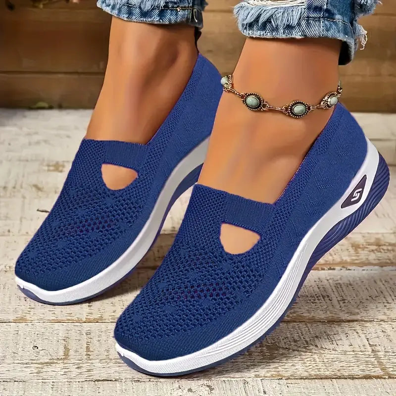 🔥 Promotion 🔥- Women's comfortable breathable knitted sneakers