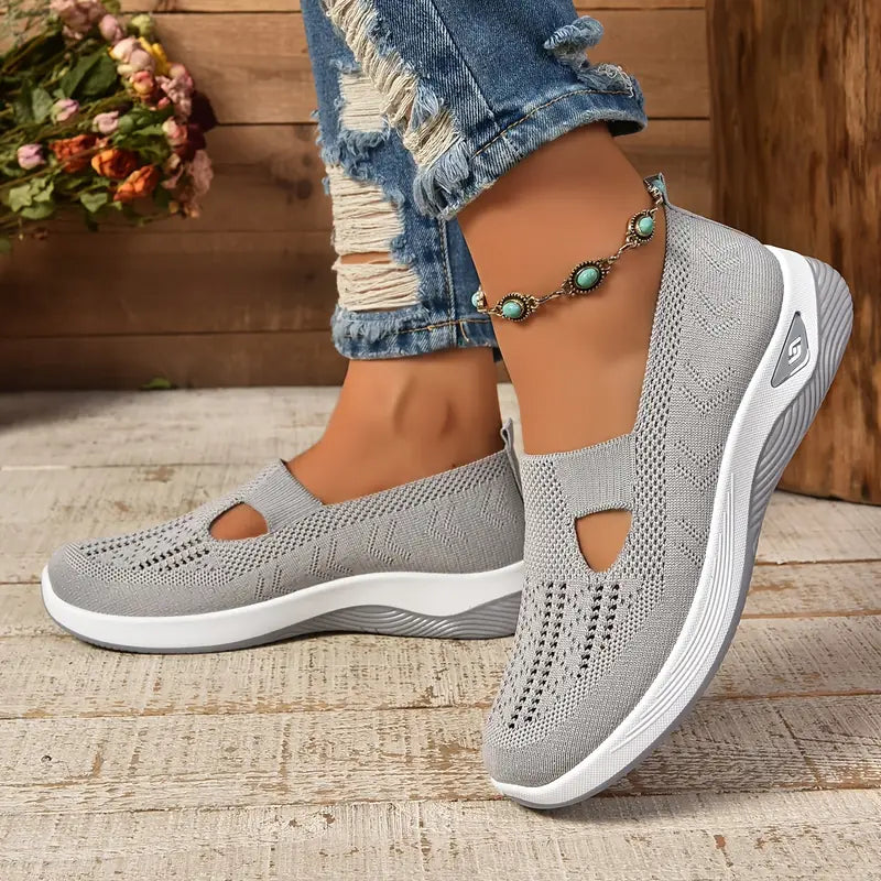 🔥 Promotion 🔥- Women's comfortable breathable knitted sneakers