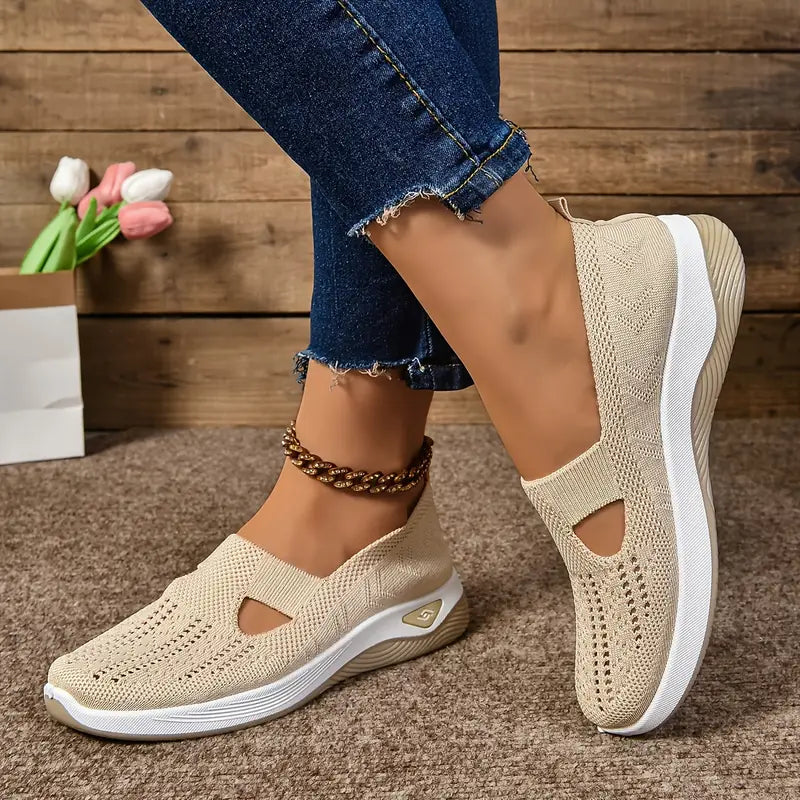 🔥 Promotion 🔥- Women's comfortable breathable knitted sneakers
