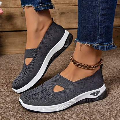🔥 Promotion 🔥- Women's comfortable breathable knitted sneakers