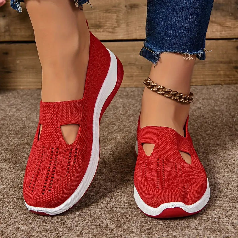 🔥 Promotion 🔥- Women's comfortable breathable knitted sneakers
