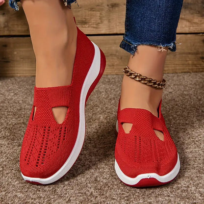 🔥 Promotion 🔥- Women's comfortable breathable knitted sneakers