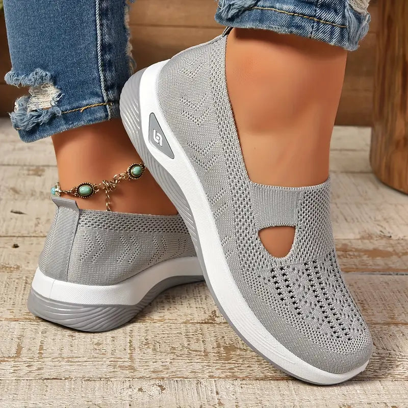 🔥 Promotion 🔥- Women's comfortable breathable knitted sneakers