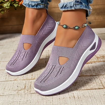 🔥 Promotion 🔥- Women's comfortable breathable knitted sneakers