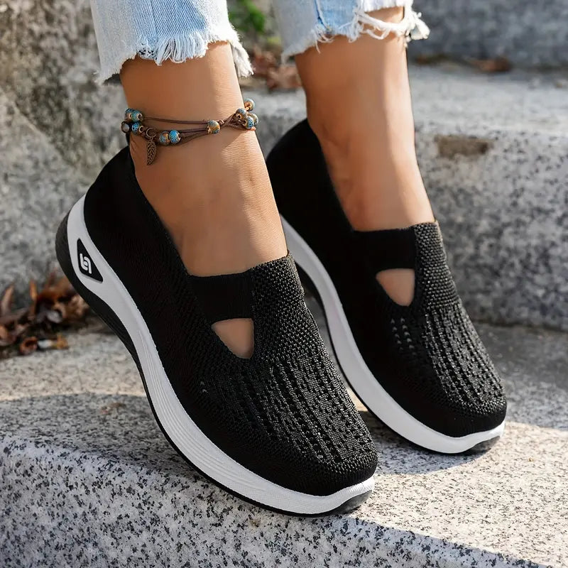 🔥 Promotion 🔥- Women's comfortable breathable knitted sneakers