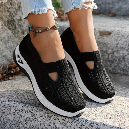 🔥 Promotion 🔥- Women's comfortable breathable knitted sneakers