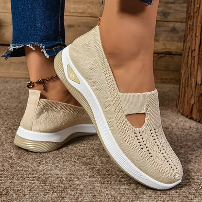 🔥 Promotion 🔥- Women's comfortable breathable knitted sneakers