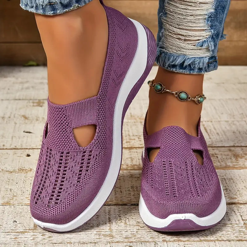 🔥 Promotion 🔥- Women's comfortable breathable knitted sneakers