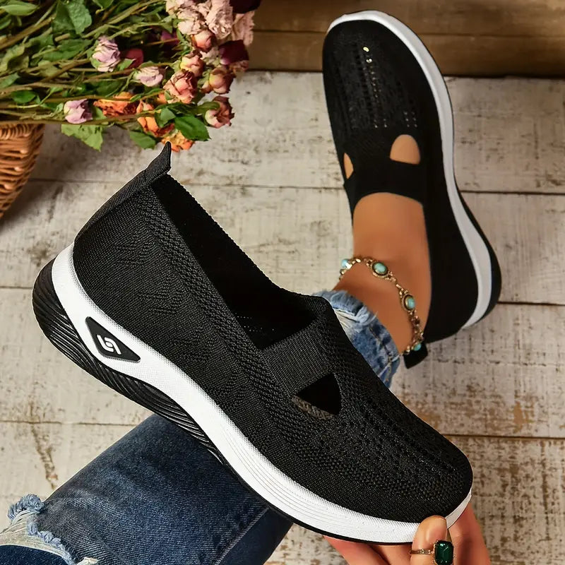 🔥 Promotion 🔥- Women's comfortable breathable knitted sneakers