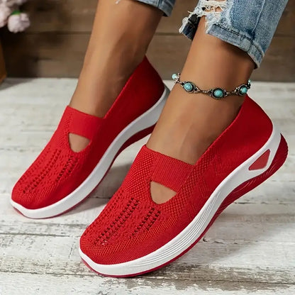 🔥 Promotion 🔥- Women's comfortable breathable knitted sneakers