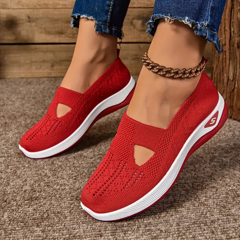🔥 Promotion 🔥- Women's comfortable breathable knitted sneakers