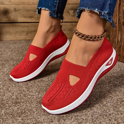 🔥 Promotion 🔥- Women's comfortable breathable knitted sneakers