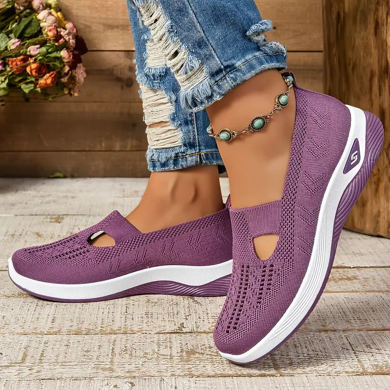 🔥 Promotion 🔥- Women's comfortable breathable knitted sneakers