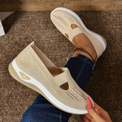 🔥 Promotion 🔥- Women's comfortable breathable knitted sneakers