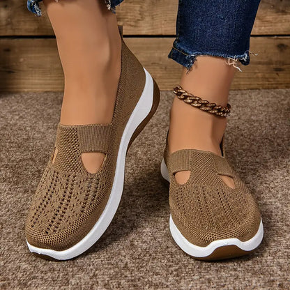 🔥 Promotion 🔥- Women's comfortable breathable knitted sneakers