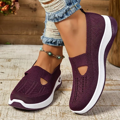 🔥 Promotion 🔥- Women's comfortable breathable knitted sneakers
