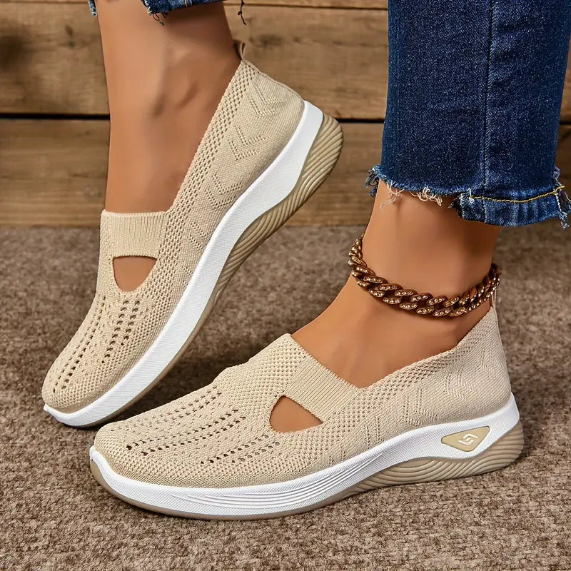 🔥 Promotion 🔥- Women's comfortable breathable knitted sneakers