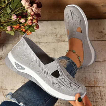 🔥 Promotion 🔥- Women's comfortable breathable knitted sneakers