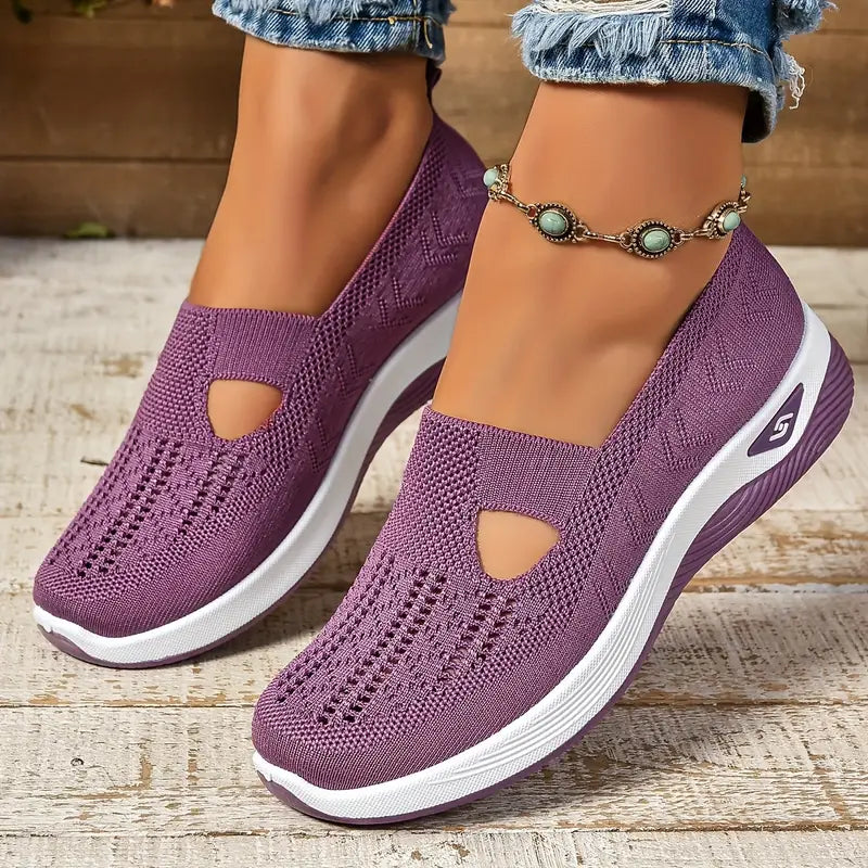 🔥 Promotion 🔥- Women's comfortable breathable knitted sneakers