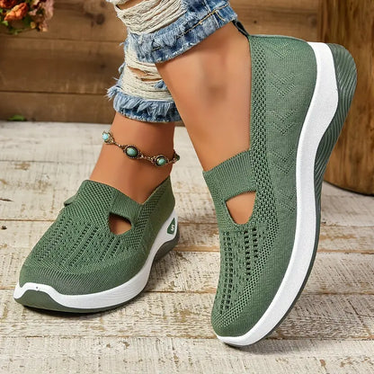 🔥 Promotion 🔥- Women's comfortable breathable knitted sneakers