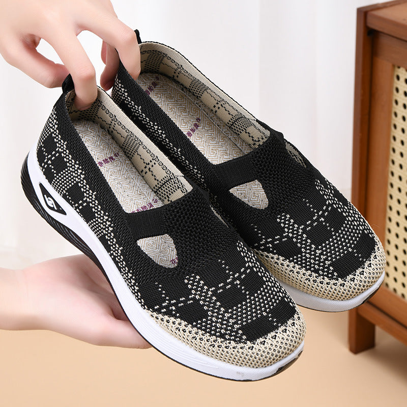 🔥 Promotion 🔥- Women's comfortable breathable knitted sneakers