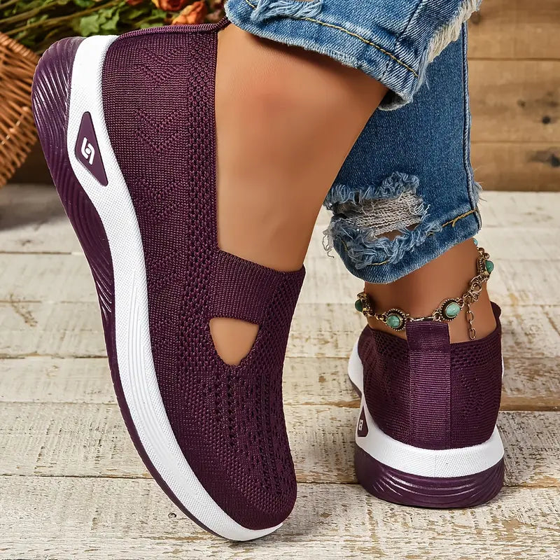 🔥 Promotion 🔥- Women's comfortable breathable knitted sneakers