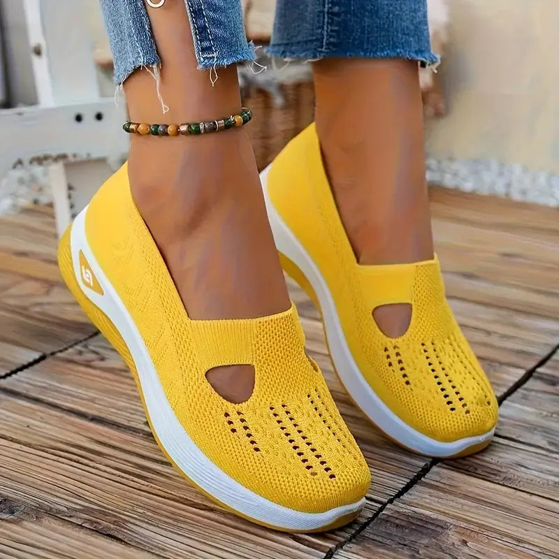 🔥 Promotion 🔥- Women's comfortable breathable knitted sneakers