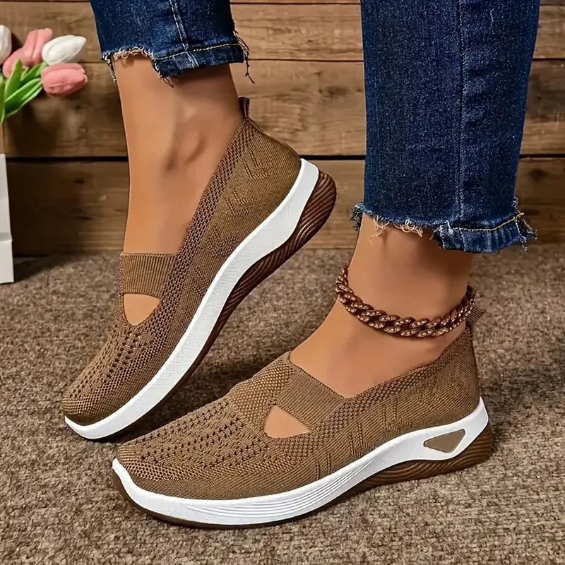🔥 Promotion 🔥- Women's comfortable breathable knitted sneakers