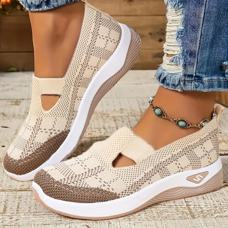 🔥 Promotion 🔥- Women's comfortable breathable knitted sneakers
