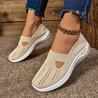 🔥 Promotion 🔥- Women's comfortable breathable knitted sneakers