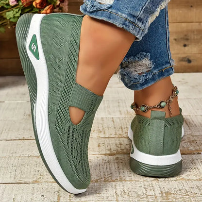 🔥 Promotion 🔥- Women's comfortable breathable knitted sneakers