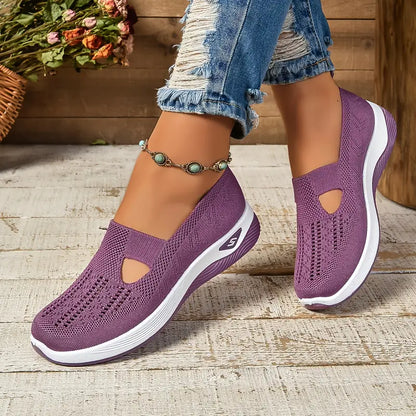 🔥 Promotion 🔥- Women's comfortable breathable knitted sneakers