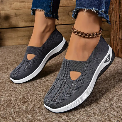 🔥 Promotion 🔥- Women's comfortable breathable knitted sneakers