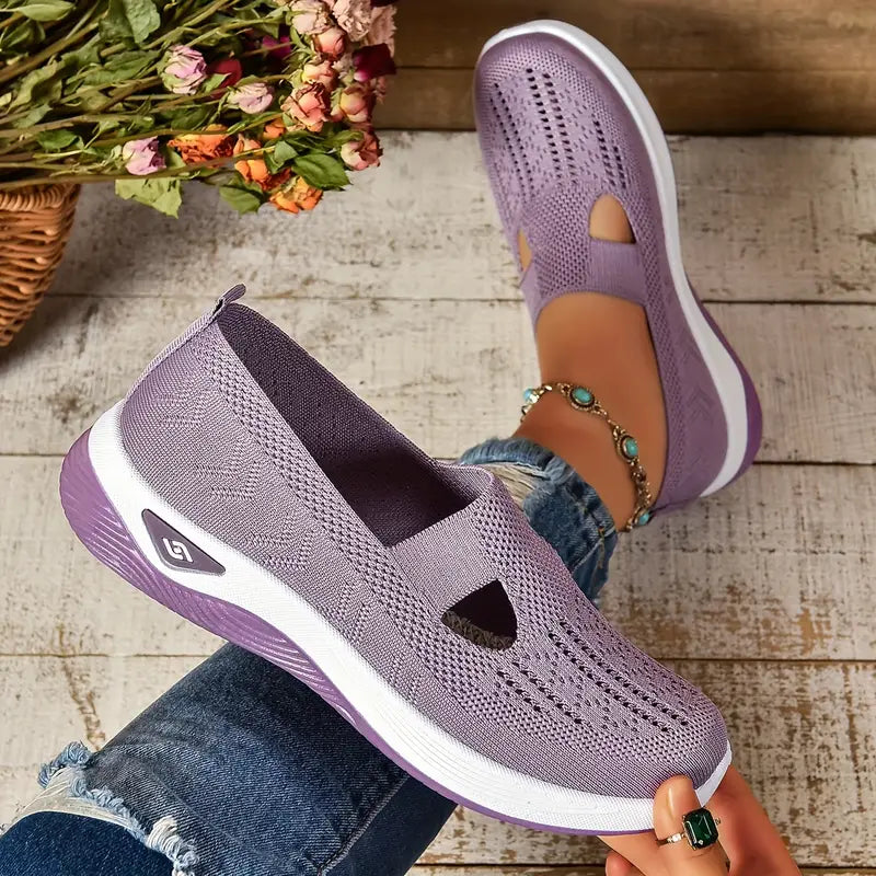 🔥 Promotion 🔥- Women's comfortable breathable knitted sneakers