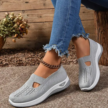 🔥 Promotion 🔥- Women's comfortable breathable knitted sneakers