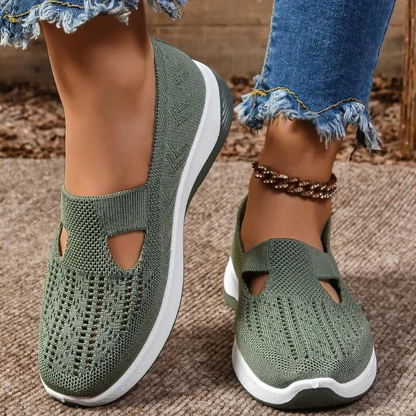 🔥 Promotion 🔥- Women's comfortable breathable knitted sneakers