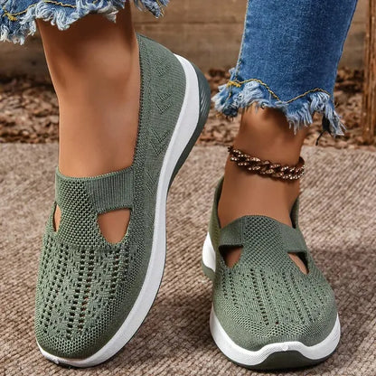 🔥 Promotion 🔥- Women's comfortable breathable knitted sneakers