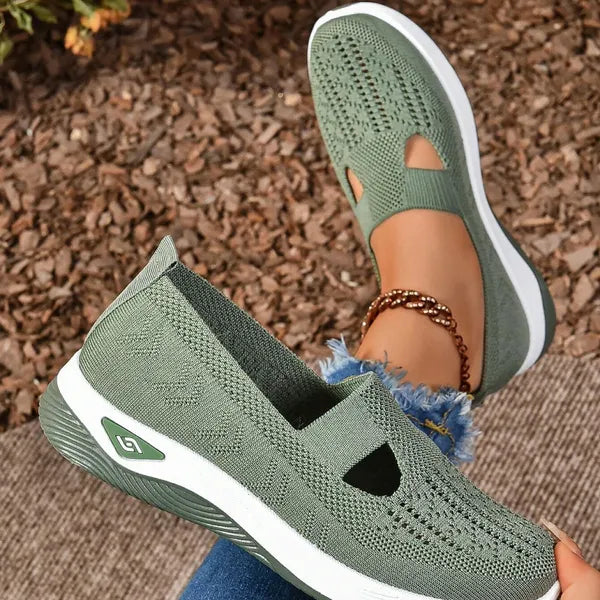 🔥 Promotion 🔥- Women's comfortable breathable knitted sneakers