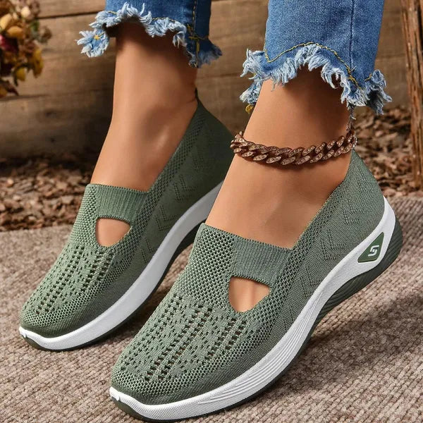 🔥 Promotion 🔥- Women's comfortable breathable knitted sneakers